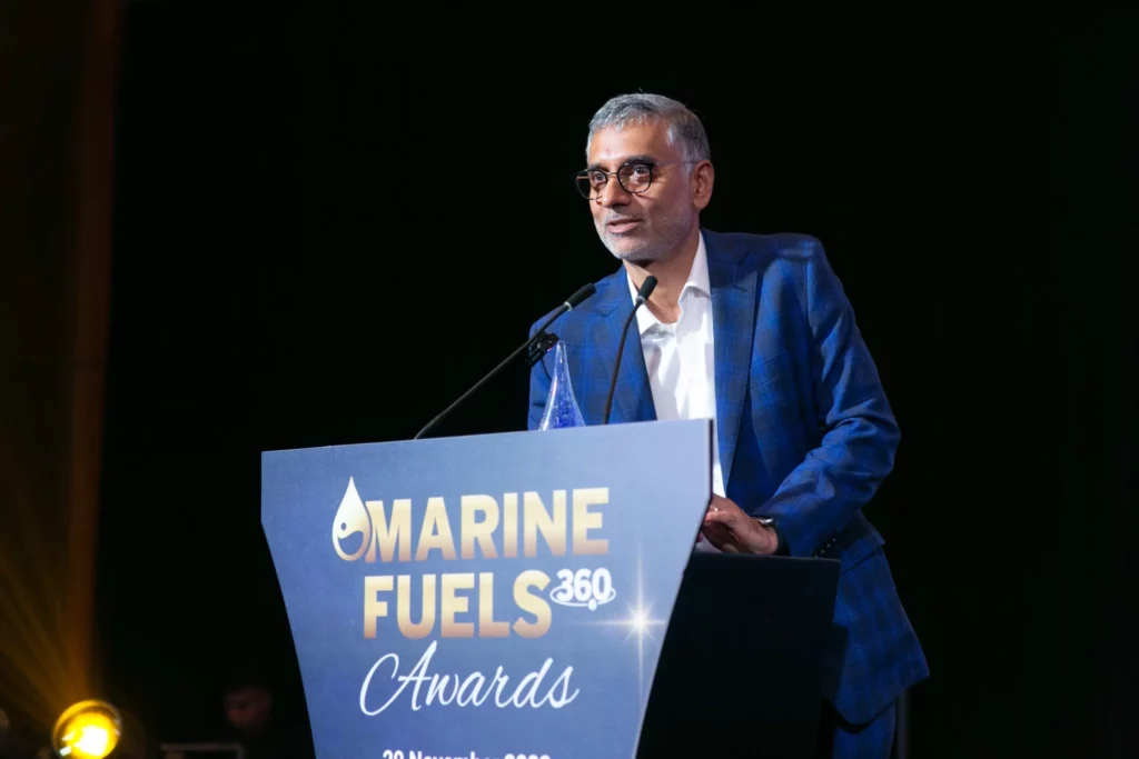 ラジェッシュ・ウンニ船長がMarine Fuels 360で生涯功労賞を受賞