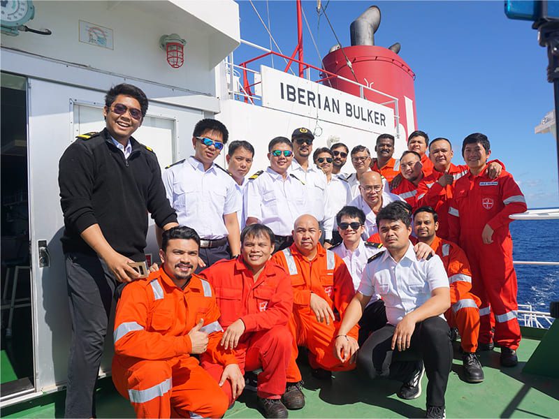 SAR 운영을 위한 Iberian Bulker 선박 승무원