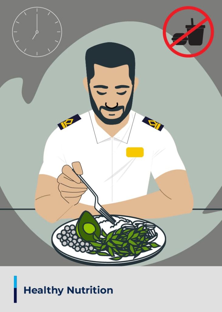 Nutrition tips for seafarers to support physical health
