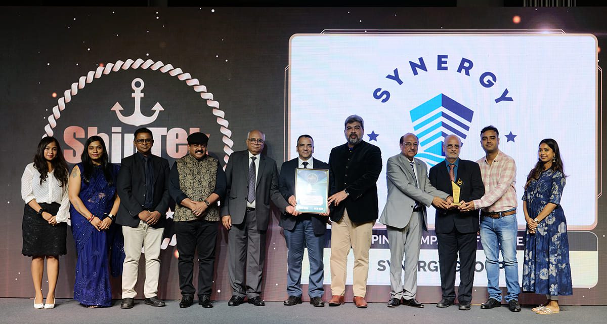 Synergy Marine Group awarded as shipping company of the year 2024 at Shiptek international awards